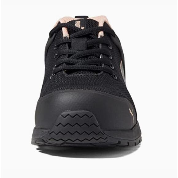 PUMA Safety Levity Knit Low Work Shoes Sneaker 9 Black ASTM EH Comp Toe NIB - Picture 4 of 10
